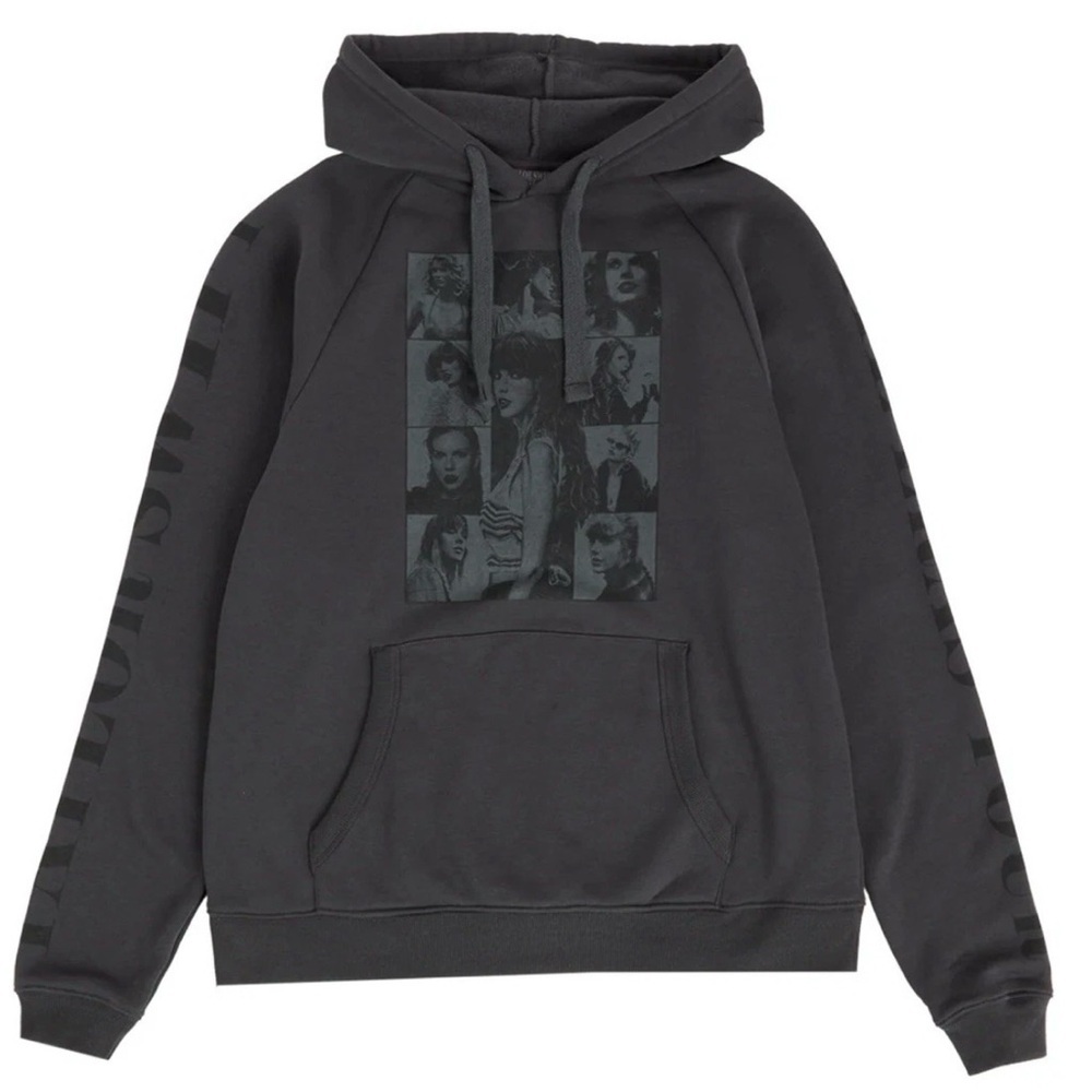 Authentic TAYLOR SWIFT Eras Tour 🖤 Black Hoodie Pullover Relaxed Size 3XL New